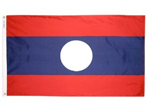 Laos Flag, Nylon All Styles