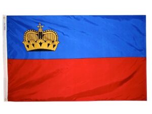 Liechtenstein Flag, Nylon All Styles