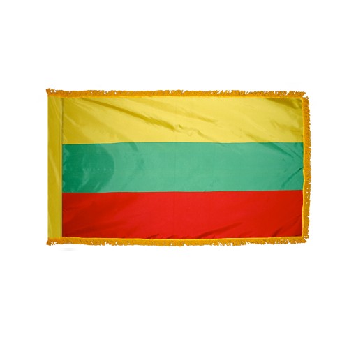 Lithuania Flag Fringed