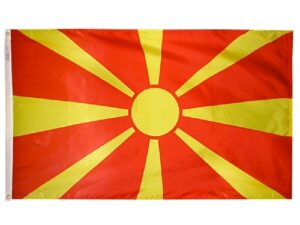 Macedonia Flag, Nylon All Styles
