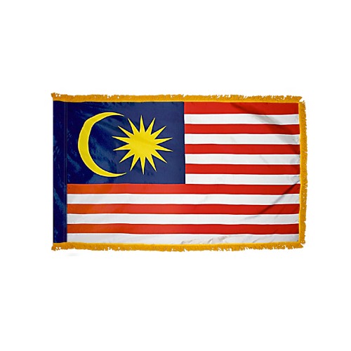 Malaysia Flag Fringed