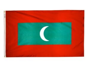 Maldives Flag, Nylon All Styles