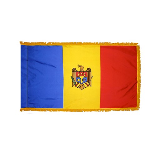 Moldova Flag Fringed