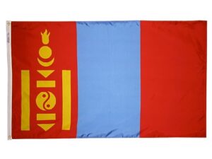 Mongolia Flag, Nylon All Styles