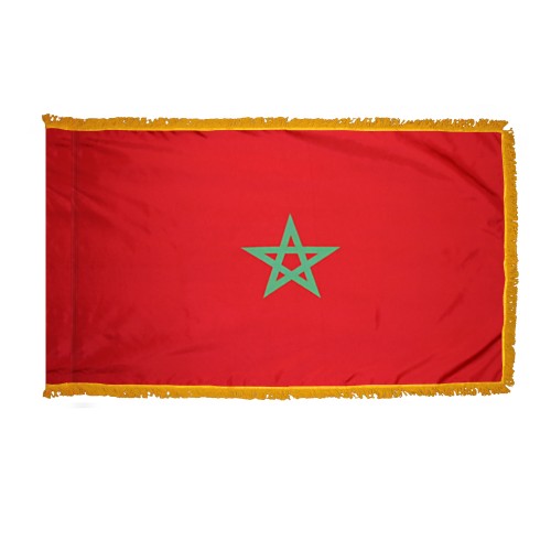 Morocco Flag Fringed