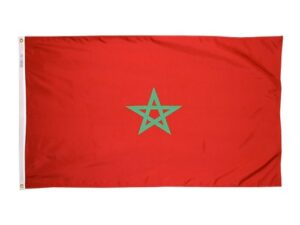 Morocco Flag, Nylon All Styles