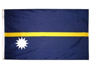 Nauru Flag, Nylon All Sizes