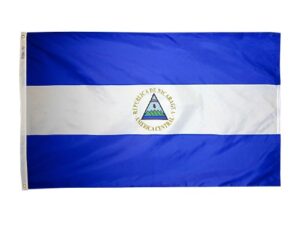 Nicaragua Flag, Nylon All Styles438