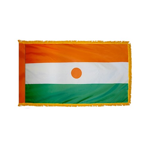 Niger Flag Fringed