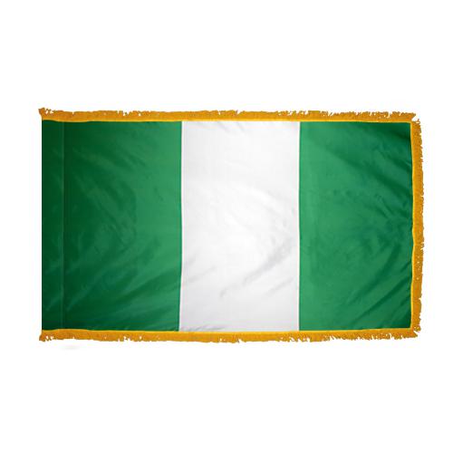 Nigeria Flag Fringed