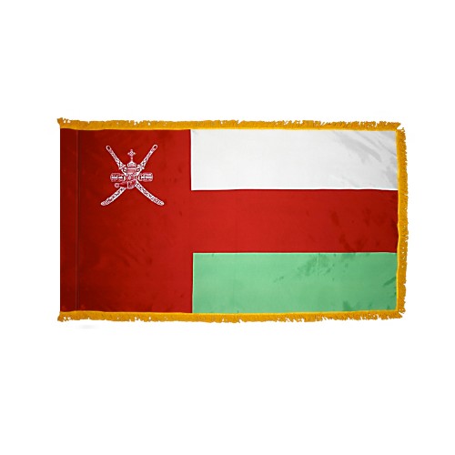 Oman Flag Fringed