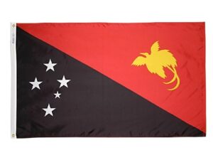 Papua New Guinea Flag, Nylon All Styles