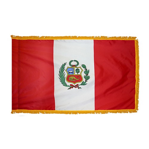 Peru Flag Fringed
