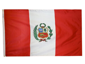 Peru Flag, Nylon All Styles