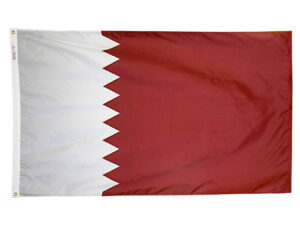 Qatar Flag, Nylon All Styles