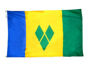 St. Vincent & Grenadines Flag, Nylon All Styles