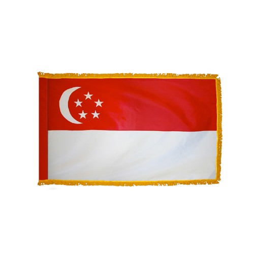 Singapore Flag Fringed