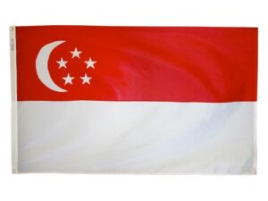 Singapore Nylon Flag, All Styles