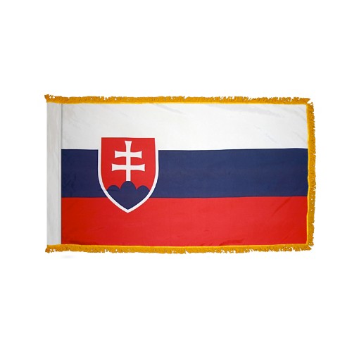 Slovak Republic Flag Fringed