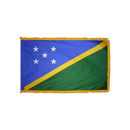 Solomon Islands Flag Fringed