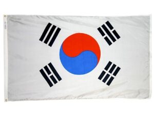 South Korea Flag, Nylon All Styles