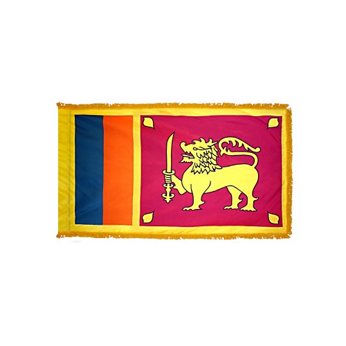 Sri Lanka Flag Fringed