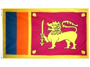 Sri Lanka Flag, Nylon All Styles