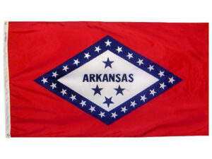 State of Arkansas Flag, Nylon All Styles