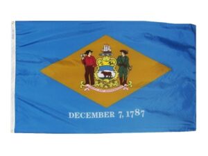 State of Delaware Flag, Nylon All Styles