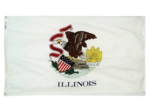 State of Illinois Flag, Nylon All Styles