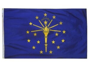 State of Indiana Flag, Nylon All Styles