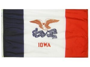 State of Iowa Flag, Nylon All Styles