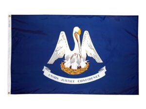 State of Louisiana Flag, Nylon All Styles