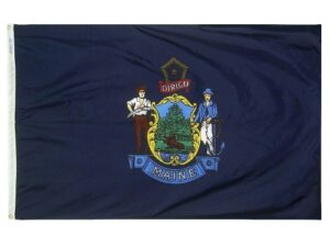 State of Maine Flag, Nylon All Styles
