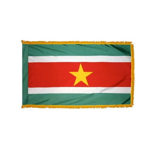 Suriname Flag Fringed