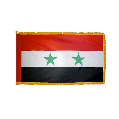 Syria Flag Fringed