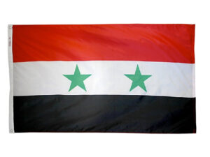 Syria Flag, Nylon All Styles