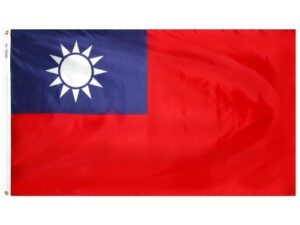 Taiwan Flag, Nylon All Styles