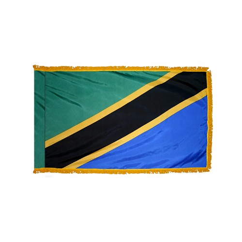 Tanzania Flag Fringed