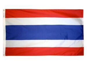 Thailand Flag, Nylon All Styles