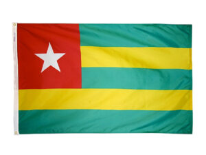 Togo Flag, Nylon All Styles