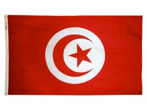 Tunisia Flag, Nylon All Styles