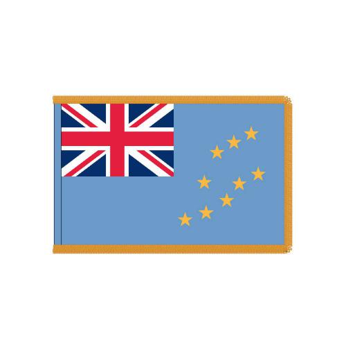 Tuvalu Flag Fringed