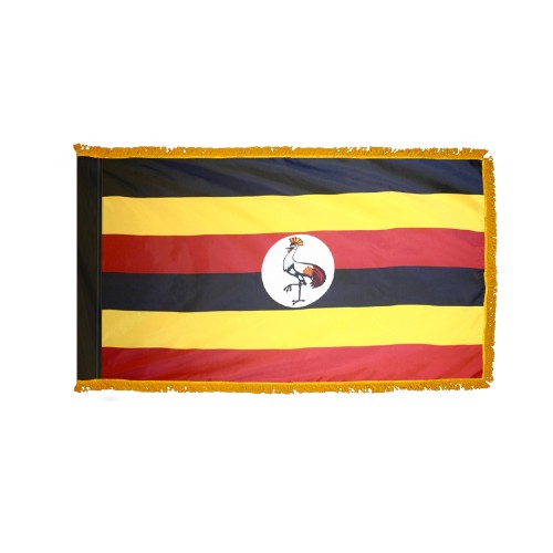 Uganda Flag Fringed