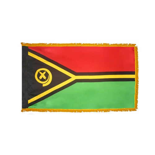 Vanuatu Flag Fringed