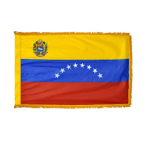 Venezuela Flag Fringed