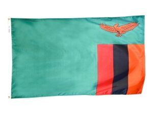 Zambia Flag, Nylon All Styles
