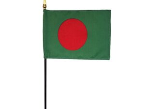Bangladesh Miniature Desk Flag, 4″ X 6″