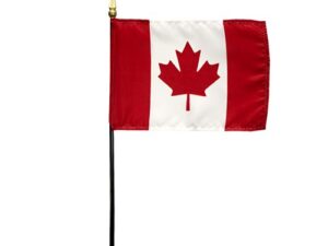 Canada Miniature Desk Flag, 4″ X 6″