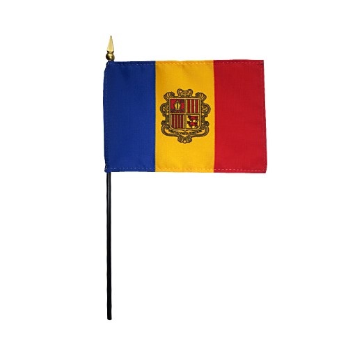 Andorra Desk Flag